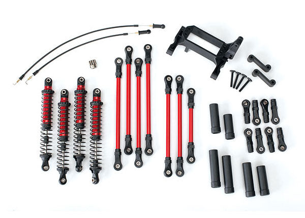 Traxxas TRX-4 Red Long Arm Lift Kit TRA8140R