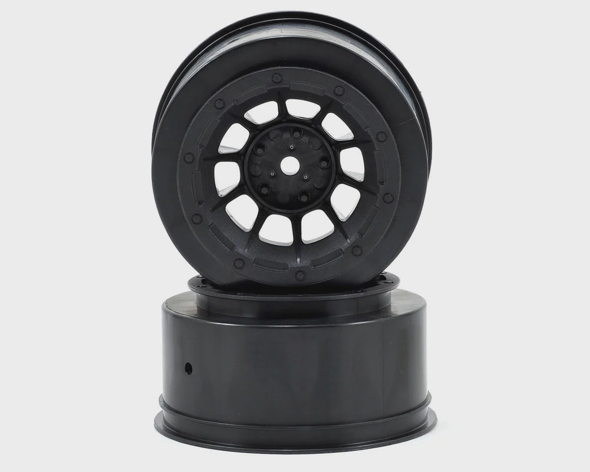JConcepts 12mm Hex Hazard Short Course Wheels (Black) (2) (Slash Front) JCO3350B