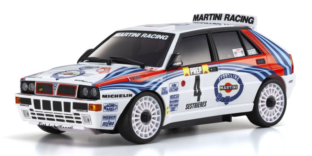 Kyosho Mini-Z AWD Lancia Delta No.4 1992 Monte Carlo Rally Winner 32655MC KYO32655MC
