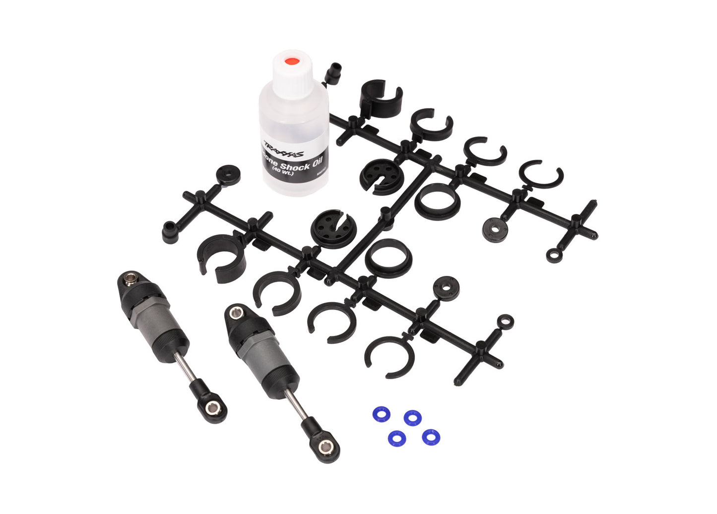 Traxxas Short Gray Ultra Shocks w/ Springs (2) TRA10860