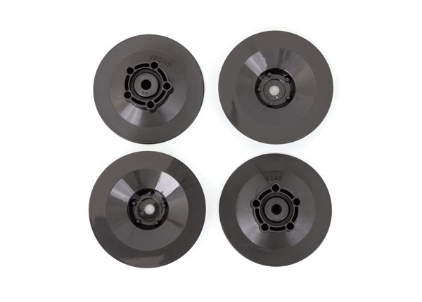 Traxxas Gray Wheel Discs (4) TRA10457-GRAY