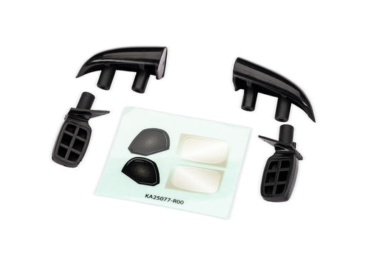 Traxxas Side Mirrors & Roof Intakes TRA10818-BLK