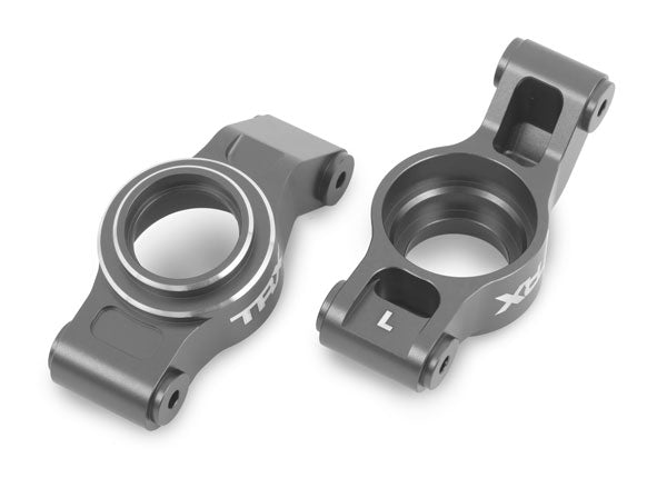 Traxxas Gray Aluminum Rear Stub Axle Carriers (L&R) TRA7852-GRAY