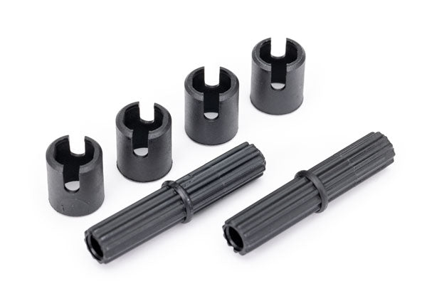 Traxxas Center Half Shafts (2) & Drive Cups (4) TRA8139