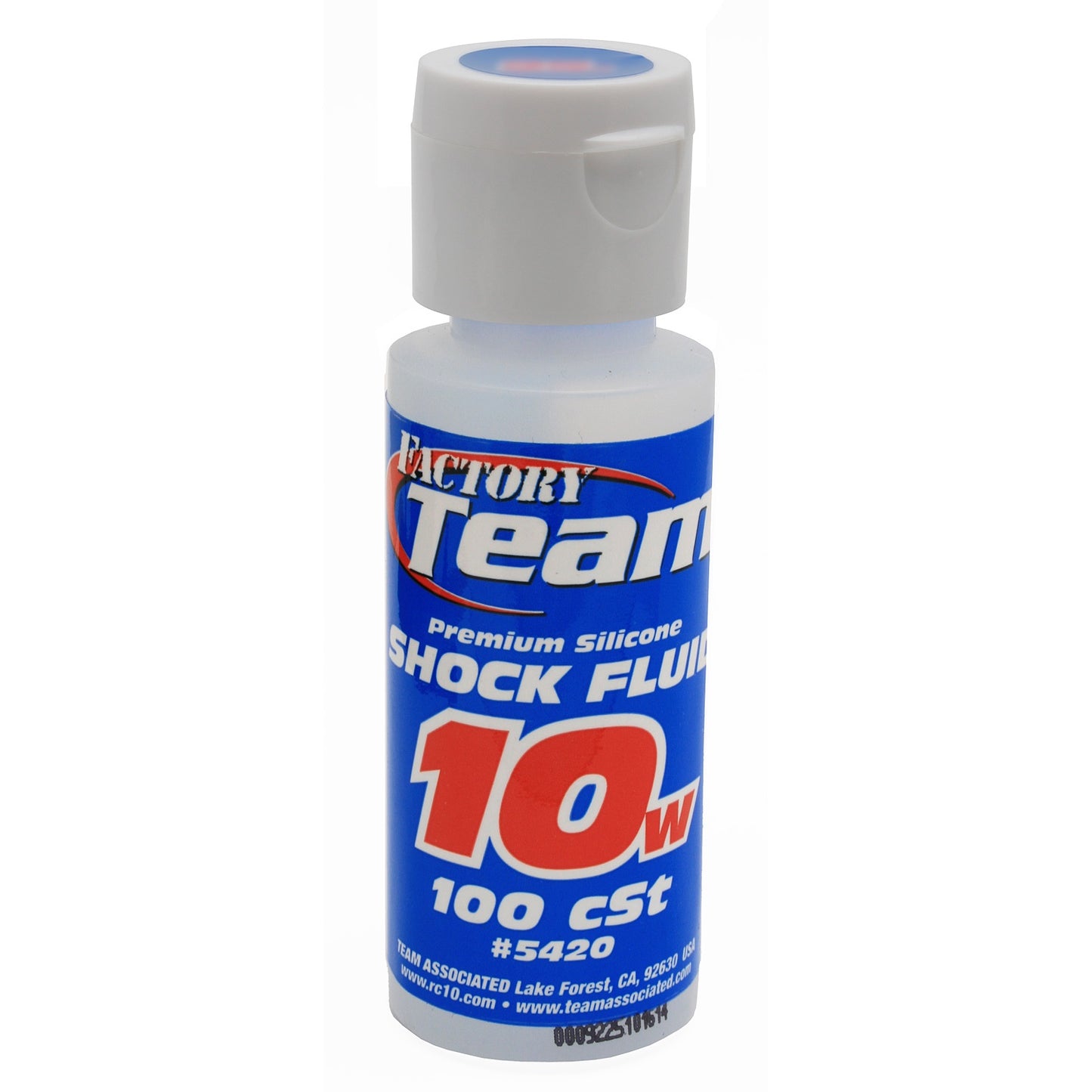 Team Associated Factory Team 10wt Silicone Shock Oil, 2oz ASC5420