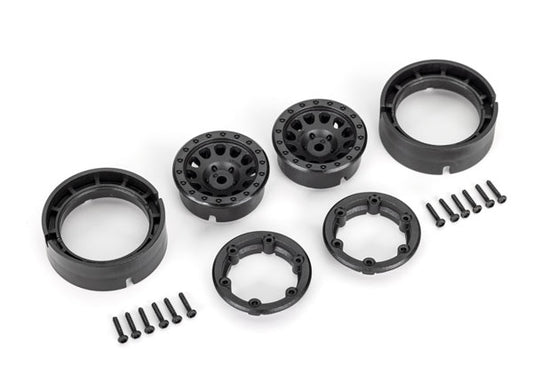 Traxxas Black 1.0" Method Race Wheels (2) TRA9781