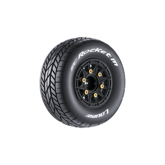 Louise R/c SC-rocket M Oval Track 1/10 Short Course Tires, Soft, 12, LOULT3228SB
