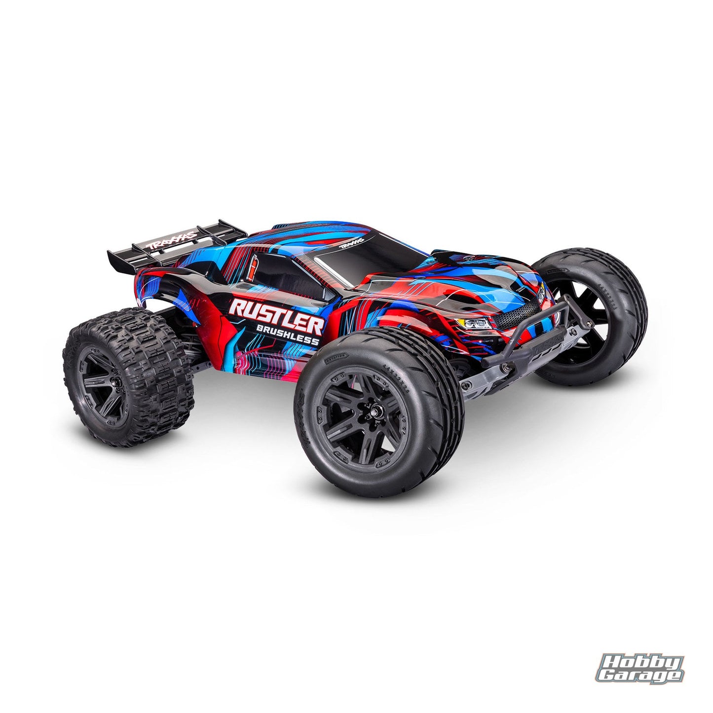 Traxxas Rustler 2WD Brushless TRA37454-4-RED