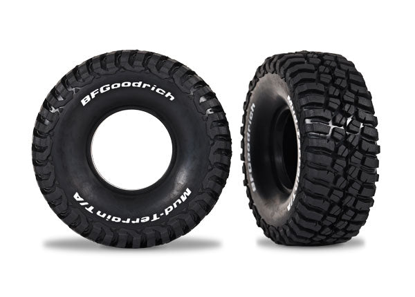 Traxxas 1.0" X 2.4" Bfgoodrich Mud-terrain T/a KM3 Tires (2) TRA9868