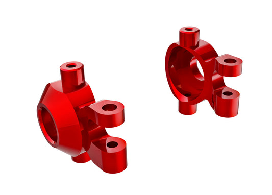 Traxxas Red Aluminum Caster Blocks (L&R) TRA9737-RED