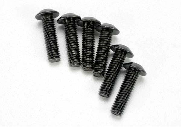 Traxxas Button-head Machine Screws 4x14mm (6) TRA3938