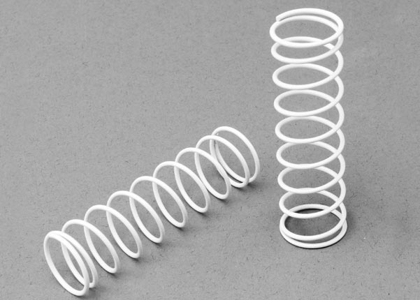 Traxxas White Front Springs (2) TRA3758X