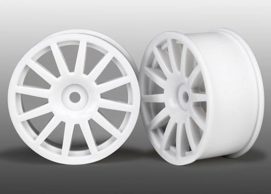 Traxxas White 12-spoke Wheels (2) TRA7571