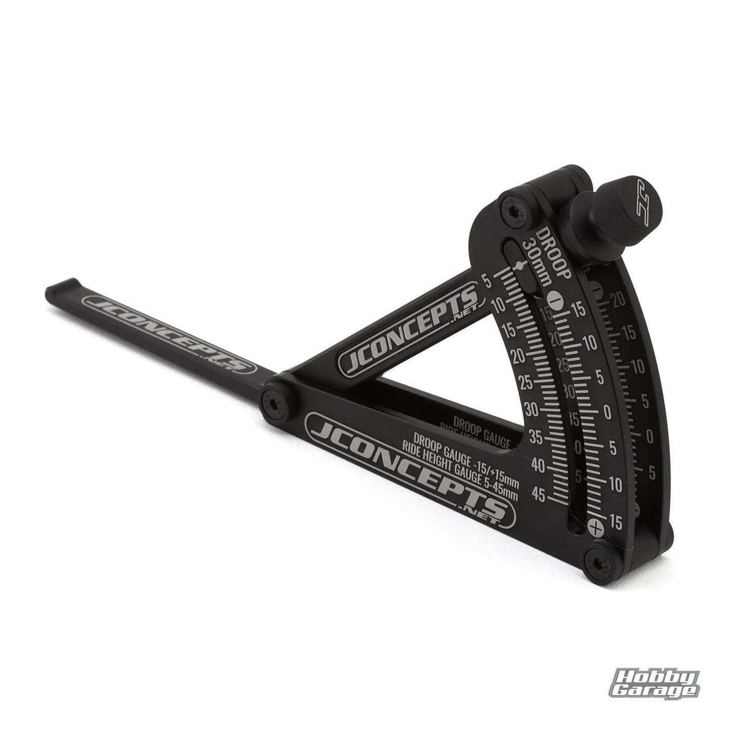JConcepts 1/10 & 1/8 Off-Road Floating Ride-Height & Droop Gauge (Black) JCO5018-2