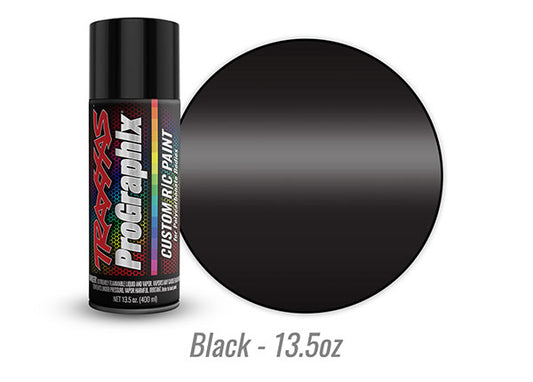 Traxxas Black Prographix Spray Paint (13.5oz) TRA5055X