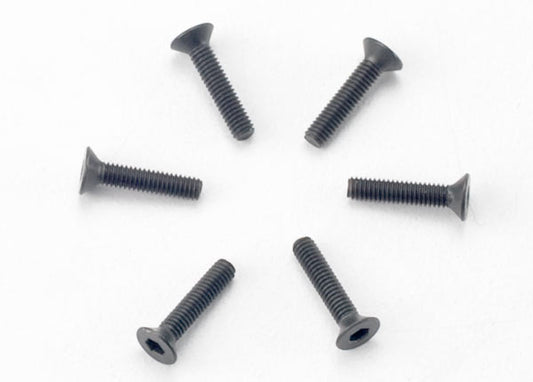 Traxxas Countersunk Machine Screws 2.5x12mm (6) TRA2526