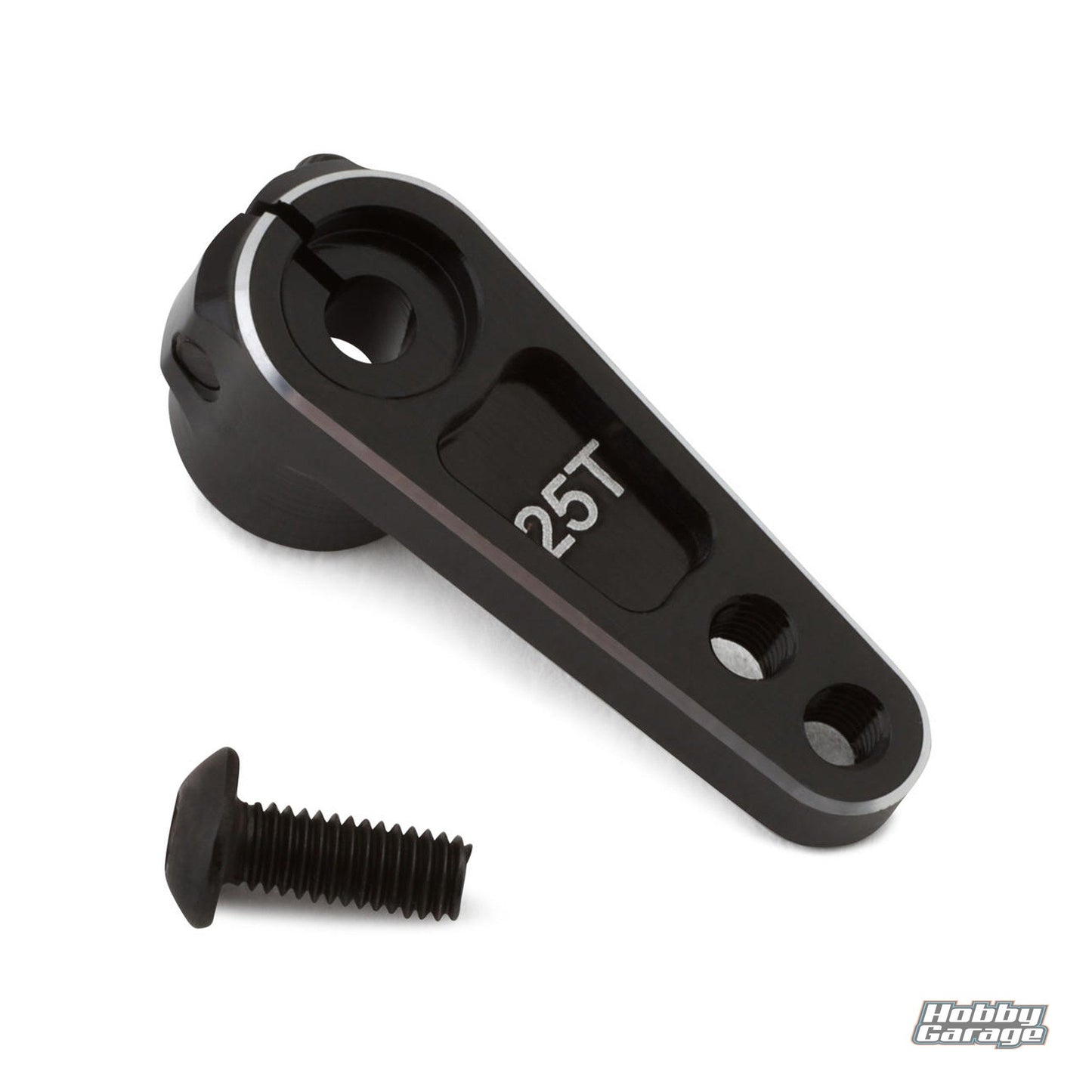 Hot Racing Aluminum 5mm Offset Servo Horn (Black) HRASH25TH01