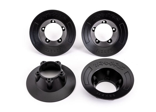 Traxxas Black Wheel Covers (4) TRA9569