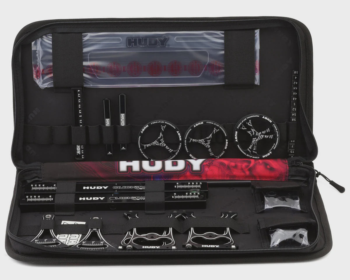 Hudy 1/10 On-road Touring Car Set-up Station & Set-up Tools W/carrying Bag HUD109351