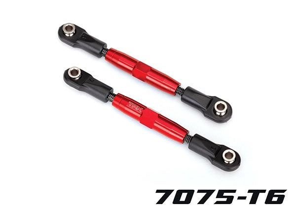 Traxxas Tubes Red Aluminum 83mm Front Camber Links (2) TRA3643R