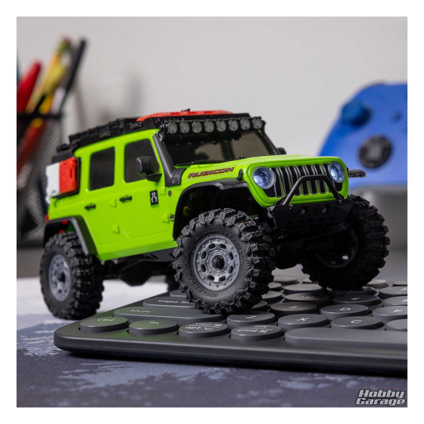 Axial 1/30 SCX30 Jeep Wrangler JLU 4X4 RTR Brushed Rock Crawler (Battery & Charger Included), Green AXI-2261T1