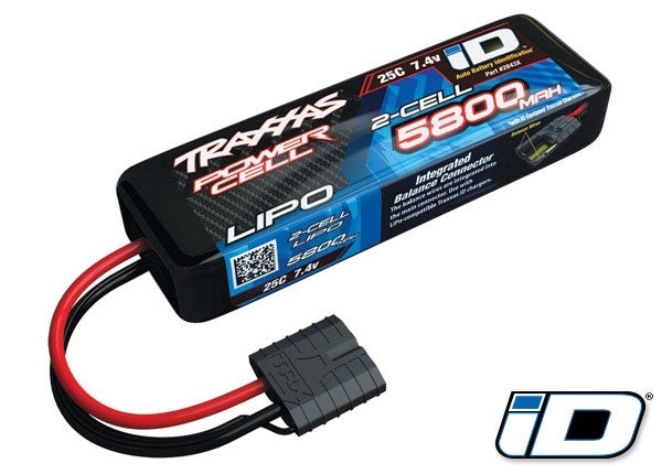 Traxxas 5800mAh 7.4 Volt 2-cell Lipo Battery TRA2843X