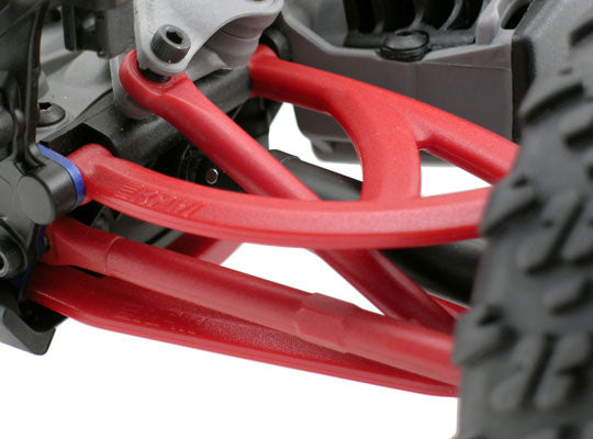 RPM Rear Upper & Lower A-arm Set (1/16 E-revo) (Red) RPM80609
