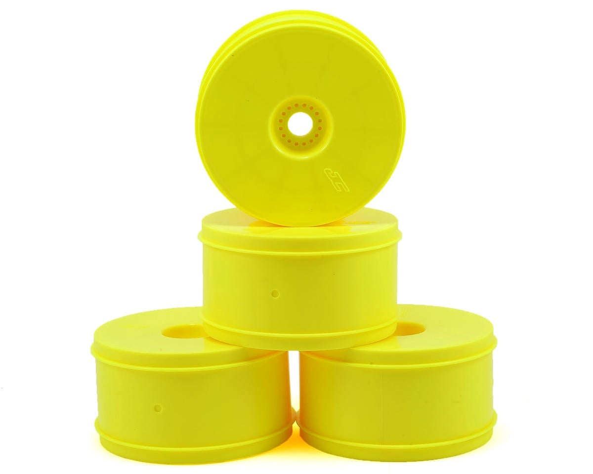 JConcepts Bullet 4.0" Standard Offset 1/8 Truck Wheels (4) (Yellow) JCO3369Y