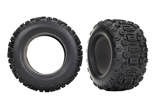 Traxxas 3.8" Sledgehammer Tires w/ Foam Inserts (2) TRA9670