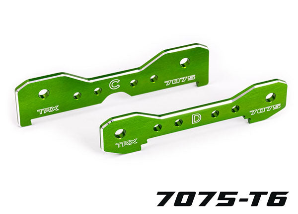 Traxxas Green 7075-T6 Aluminum Sledge Rear Tie Bars TRA9630G