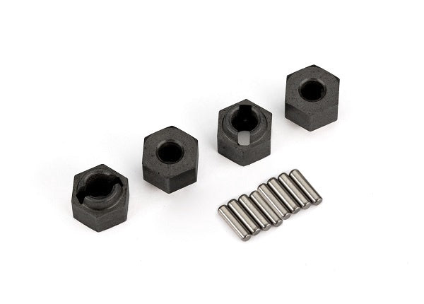 Traxxas 7mm Wheel Hubs (4) w/ Axle Pins TRA9750
