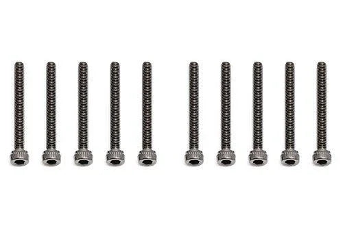 Team Associated Socket Head Cap Screw 3x28mm (10) ASC89227