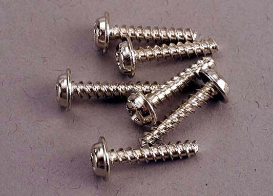 Traxxas Washer-head Self-tapping Screws 3x15mm (6) TRA3288