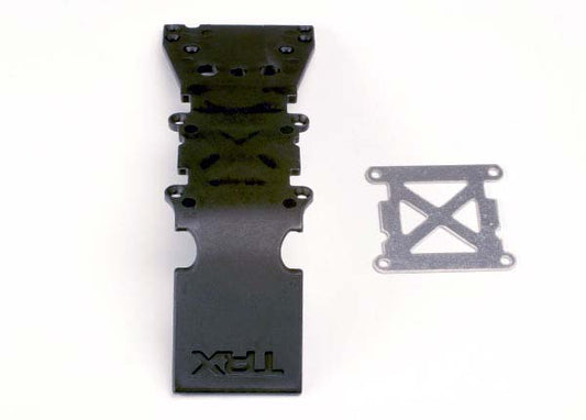 Traxxas Black Front Skid Plate w/ Reinforcement TRA4937