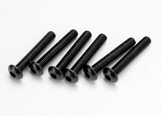 Traxxas Button-head Machine Screws 3x18mm (6) TRA2583