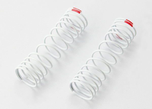 Traxxas White Long Progressive Springs (2) TRA5860