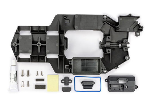 Traxxas Radio Tray & Stuffing Tube Clamp w/ Hardware TRA10624