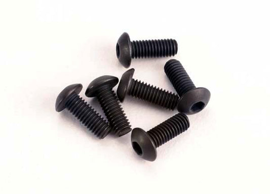 Traxxas Button-head Machine Screws 3x8mm (6) TRA2576
