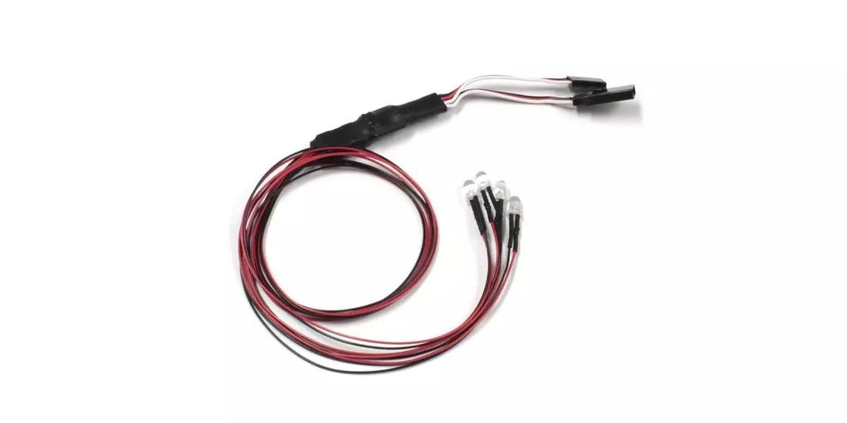 Kyosho LED Lightunit(5/4bulbs/l=400/clear&red) 97054-4CR-B KYO97054-4CR-B