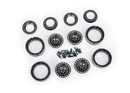 Traxxas TRX-4M 1" Aluminum Beadlock Wheels (4) TRA9881-BLK