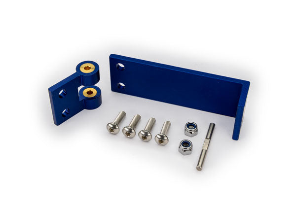 Traxxas Blue Aluminum Rudder Mount w/ Hardware TRA5742X