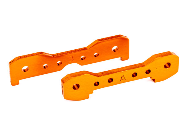 Traxxas Orange 6061-T6 Aluminum Front Tie Bars (2) TRA9527T