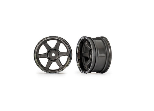 Traxxas 1.9" Gray 6-spoke Rear Wheels (2) TRA10572