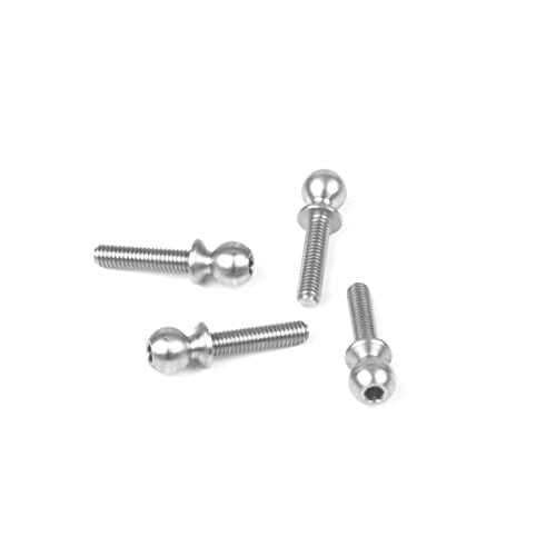 TEKNO RC Ball Stud 5.5mm Short Neck 12mm Thread 4pcs TKR6212