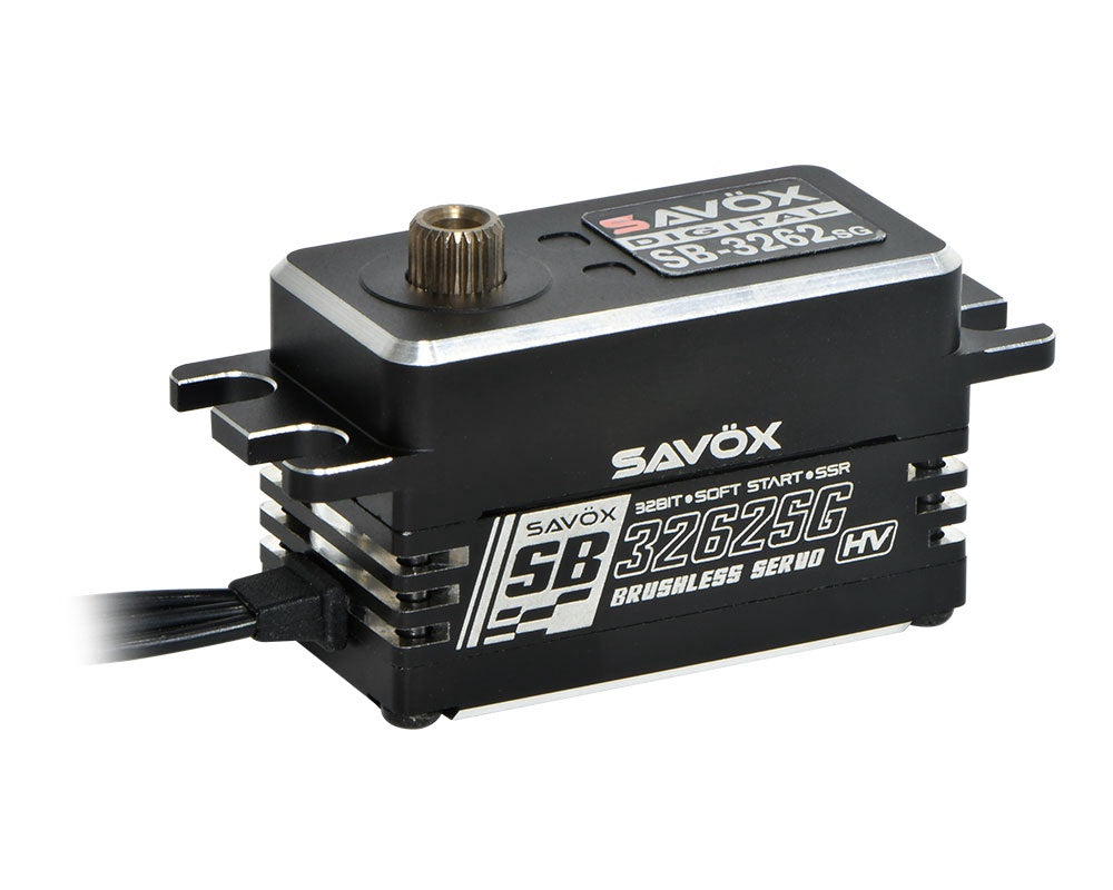 Savox High Torque, High Voltage, Brushless Servo, Black Edition, SAVSB3262SG-BE