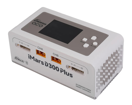 Gens Ace Imars D300 Plus G-tech Smart Dual AC/dc Charger (White) GEA300WPLUS-UW