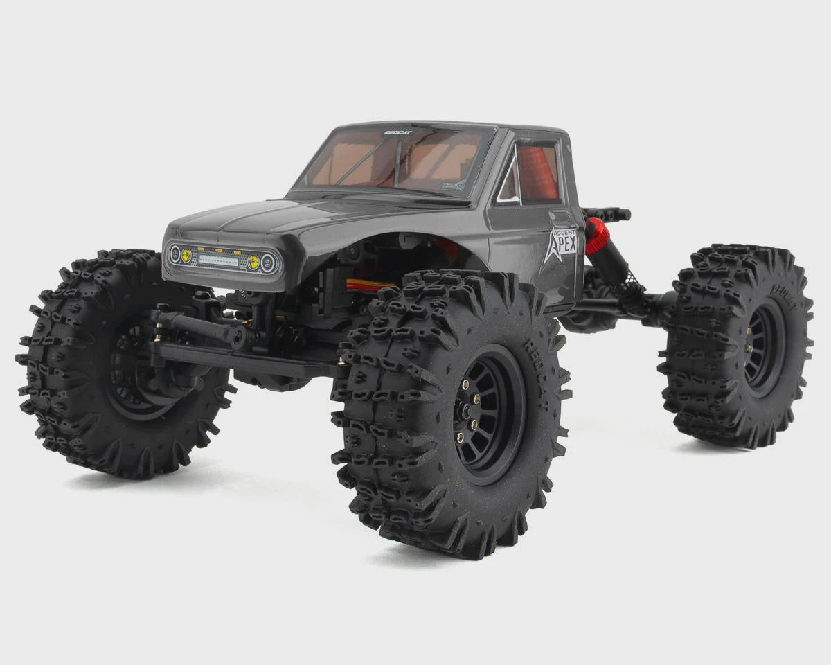 Redcat Ascent-18 Apex 1/18 4WD RTR Brushless Rock Crawler (Dark Metallic RER422... RER42222