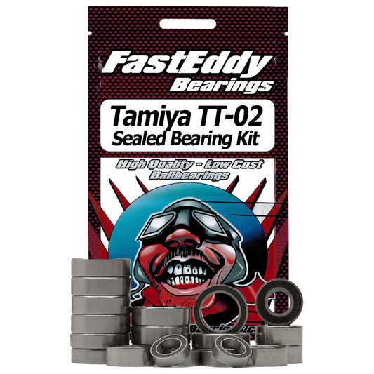 Fast Eddy Bearings Fasteddy Tamiya TT-02 Chassis Rubber Bearing Kit TFE411