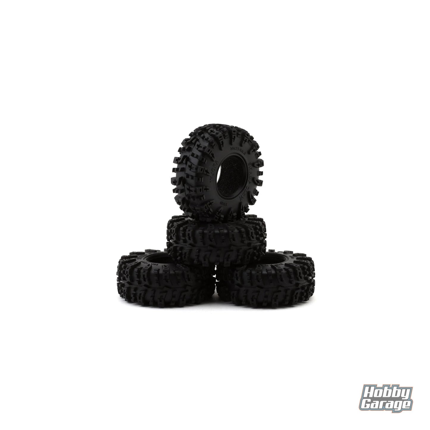 Injora 1.3" Swamp Claw M/T Micro Rock Crawler Tires (4) (70mm OD)