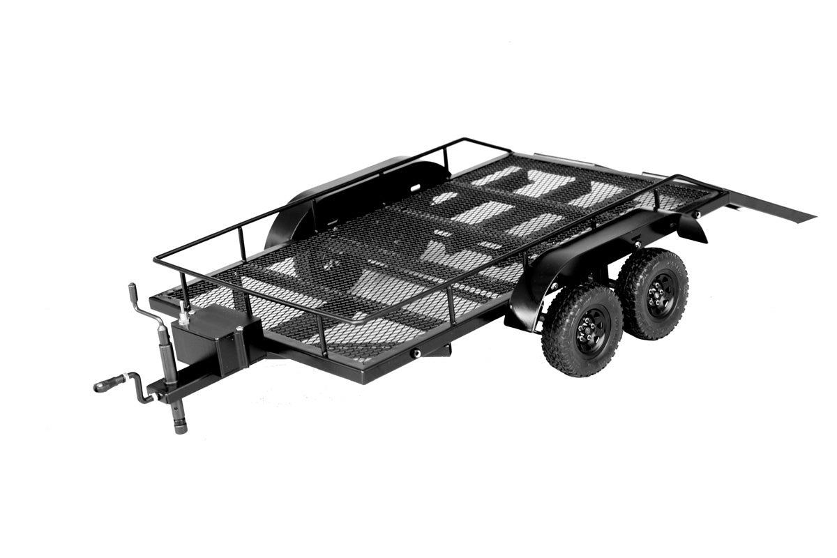 Racers Edge RCEPRO1500 1/10 Scale Full Metal Trailer w/ LED Lights This All Metal, RCEPRO1500